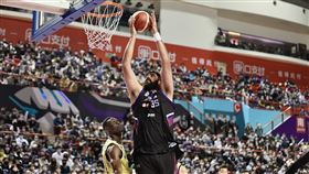 ▲辛巴15投15中，命中率100%寫下PLG紀錄。（圖／新竹街口攻城獅球團提供）