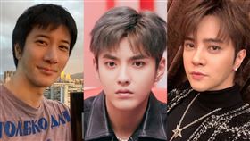 羅志祥,王力宏,吳亦凡。（圖／翻攝自微博、IG）