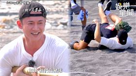 ▲吳慷仁受邀擔任《極島冒險》節目嘉賓，與本土天團玖壹壹一起經營極島大飯店。（圖／friDay影音 授權）