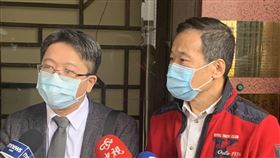 ▲鍾小平27日下午赴台北地檢署，對劉耀仁提告加重誹謗。（圖／記者楊佩琪攝）