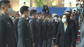 總統蔡英文出席「民國111年上半年陸海空軍將官晉任布達暨授階典禮」