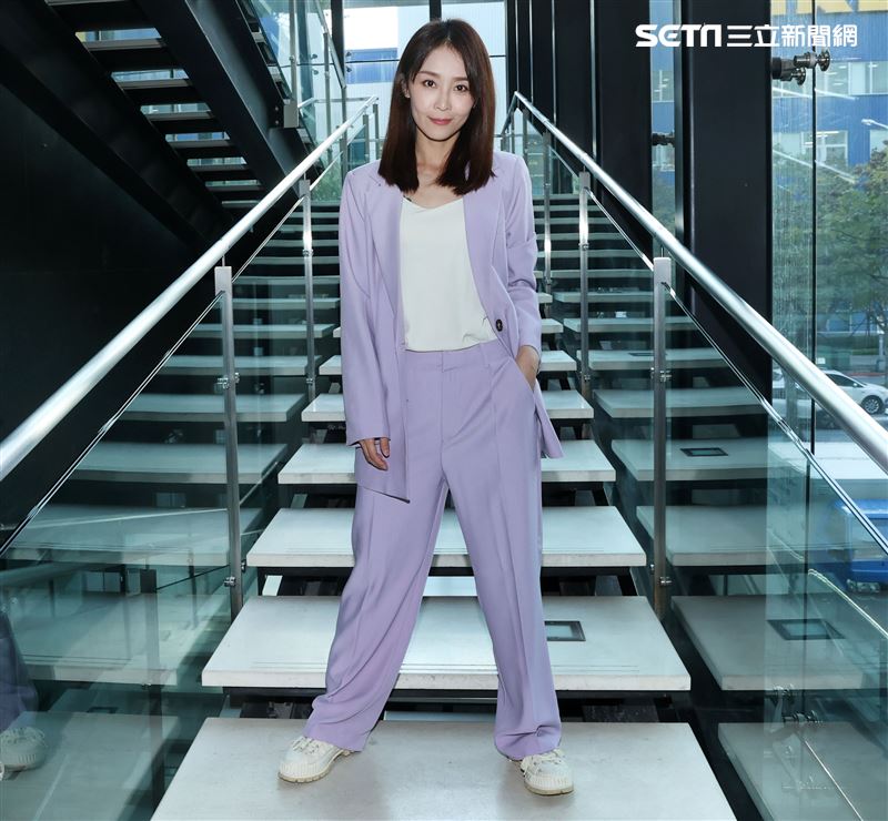 全明星3林昀希三立新聞網專訪。（記者邱榮吉/攝影）