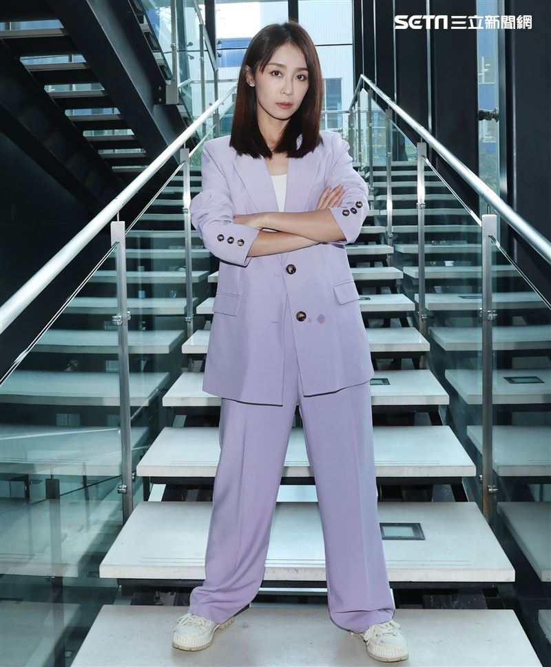 全明星3林昀希三立新聞網專訪。（記者邱榮吉/攝影）