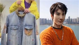 王力宏,骨董,潮店,李宏迪,外套,裡靚蕾(翻攝自 微博)