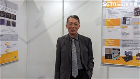汎銓董事長柳紀綸出席國際半導體展。（圖／記者戴玉翔攝影）