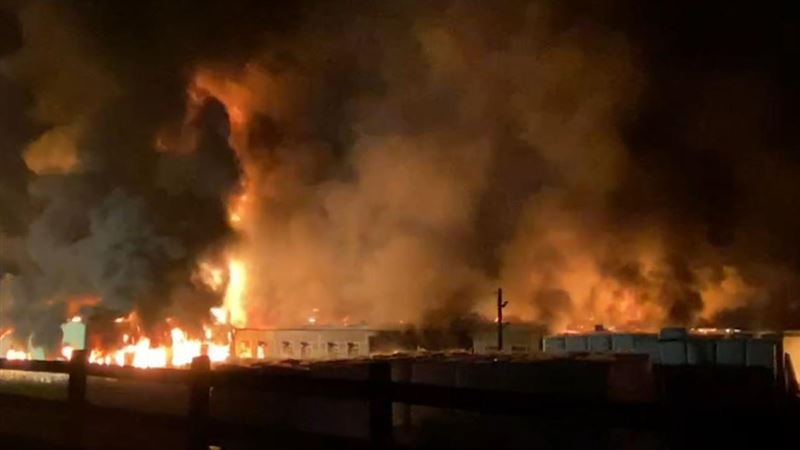 彰化花壇塑膠工廠陷火海　驚傳爆炸聲