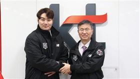▲朴炳鎬FA加盟KT巫師。（圖／KT巫師球團提供）