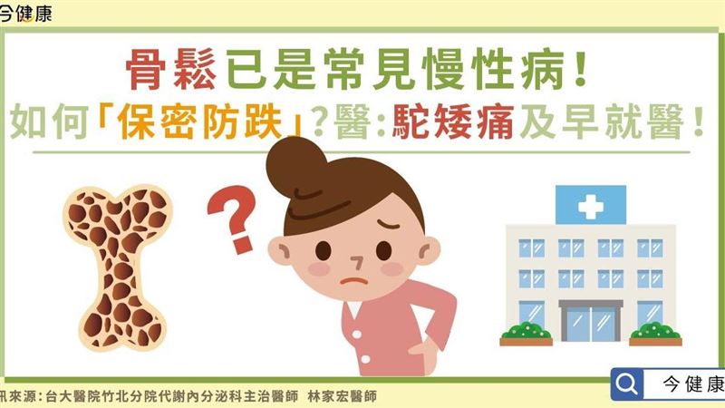 骨鬆常見慢性病！如何正確保密防跌？