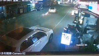 又酒駕超怒畫面曝！撞4車衝進檳榔攤