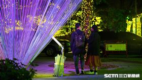 2020年新北歡樂耶誕城府中燈區(記者陳弋攝影)資料照