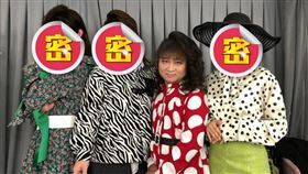 納豆直接曬出店內小姐陣容，包括夏和熙（左起）、阿達、林思宇（右）。（圖／翻攝自納豆臉書）