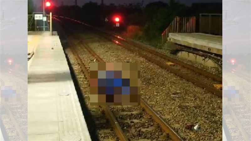 台鐵死傷事故！男子掉落軌道遭撞死