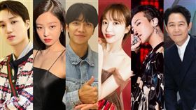 翻攝自KAI、JENNIE、GD、李昇基、李政宰、HANI IG
