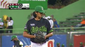 黃暐傑在冬季聯盟出賽。（圖／翻攝自網路）
