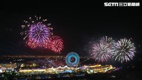 台中麗寶樂園，跨年晚會，煙火，遊客 (圖/業者提供)