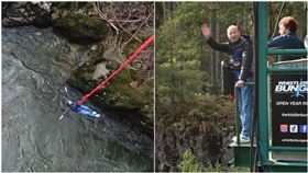 高雄,韓國瑜,復出,高空彈跳（圖／翻攝自韓國瑜臉書