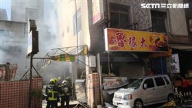 台中市梅亭街，滷味店，氣爆火警，1人受傷