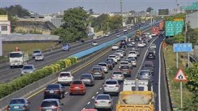 元旦連假最後一天路況。（圖／高公局提供）