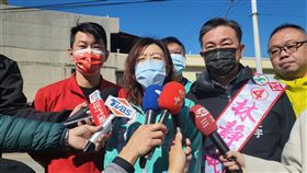 林靜儀，痛批顏寬恒超商沒靈魂說，沙鹿車隊掃街，王定宇，蘇治芬，陳柏惟 (圖/翻攝畫面)