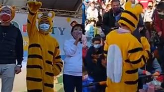 資深哥哥驚呼：顏寬恒老虎裝穿反了？