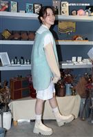 程予希三立新聞網專訪。（記者邱榮吉/攝影）