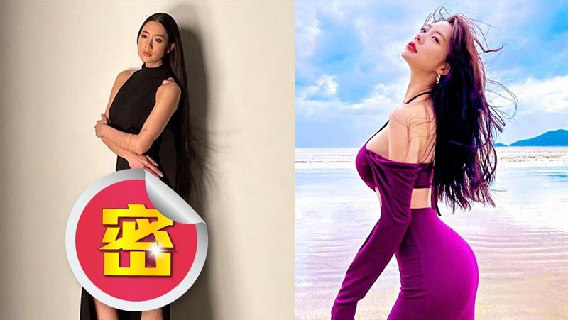 女星辣曬「超高衩」42吋腿根全露出