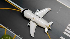 「星宇航空 飛機造型icash2.0」外型參考空中巴士「A321neo」機型設計。（圖／翻攝自星宇航空臉書）