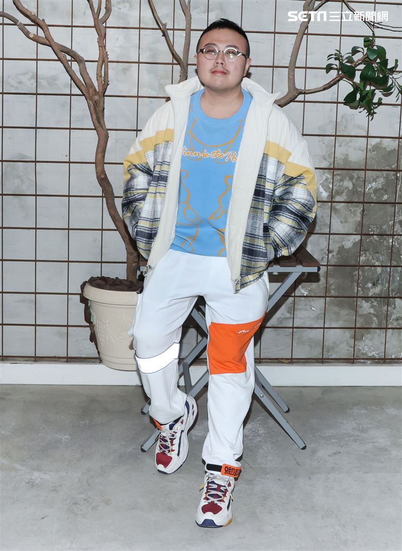 登登三立新聞網專訪。（記者邱榮吉/攝影）