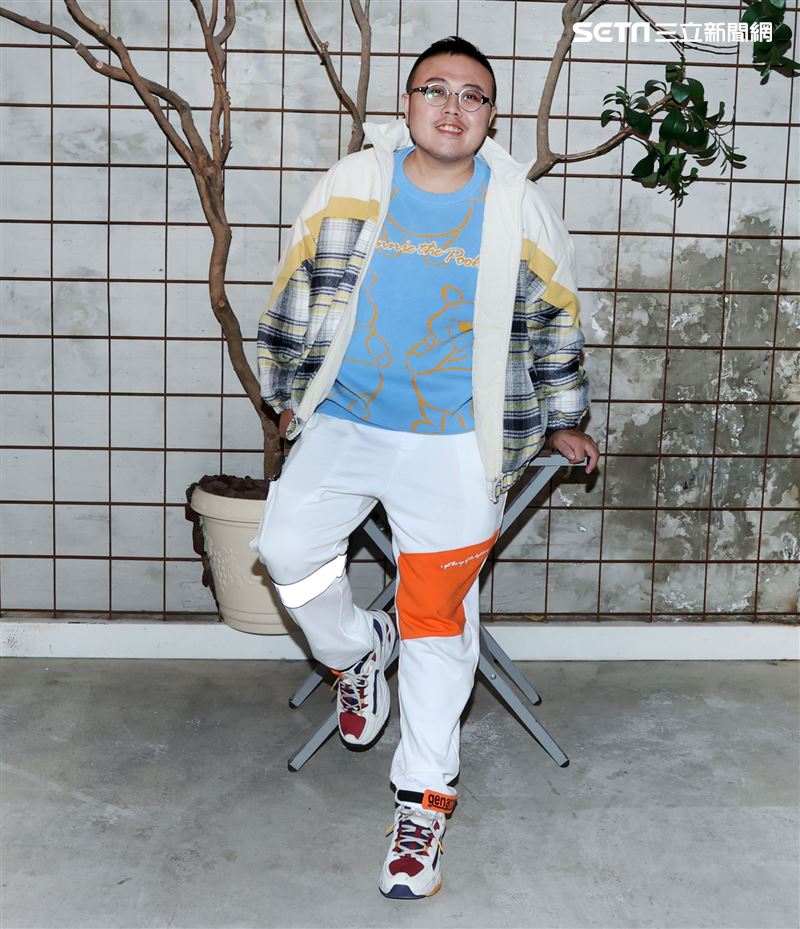 登登三立新聞網專訪。（記者邱榮吉/攝影）