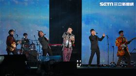 動力火車被網稱歌聲碾壓茄子蛋，而茄子蛋也佩服不已。（圖／記者楊澍攝影）