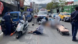 疑開車門釀禍　騎士夫妻撞上妻重傷亡