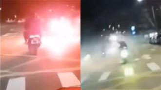 屁孩車隊持信號彈竄街頭　警急逮6人