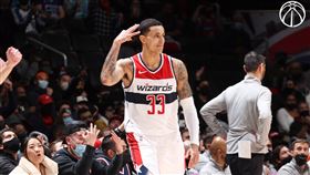 ▲庫茲馬（Kyle Kuzma）單場6三分、轟36分都寫本季新高。（圖／翻攝自巫師推特）