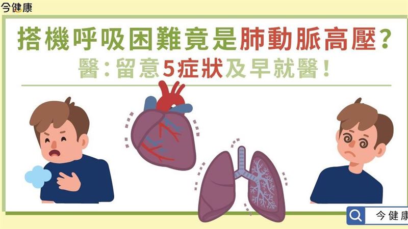 搭機莫名呼吸困難　竟是肺動脈高壓？