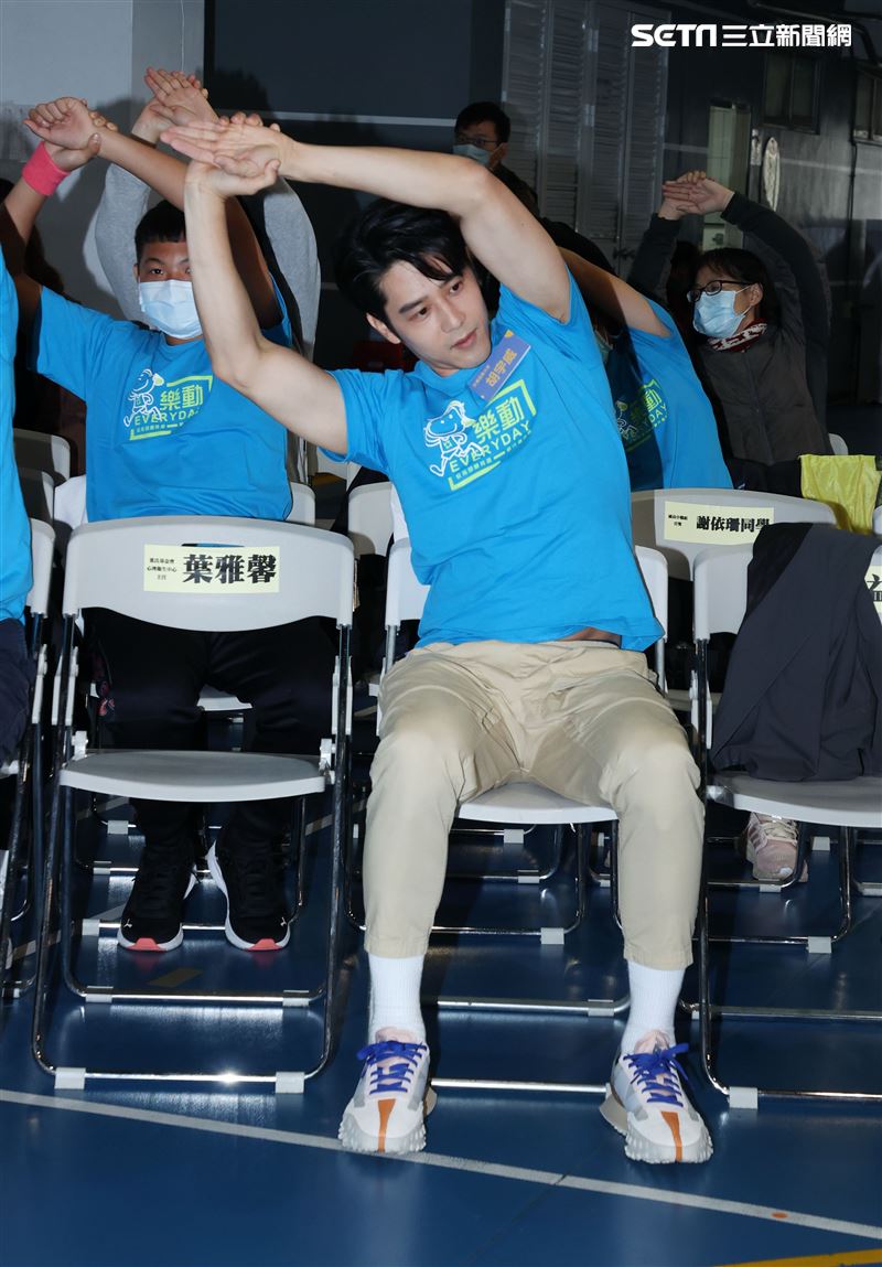 胡宇威擔任「樂動150，想動就動GO推廣大使，得知自己在紐約的妹夫和3歲的姪女染疫」，讓他憂心感嘆「滿複雜的心情」。（記者邱榮吉/攝影）