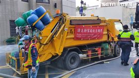 瓦斯罐,氣爆,清潔隊員,土城,翻攝畫面