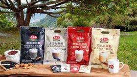 ▲此次為『無添加蔗糖紅藜麥核桃飲』系列拍攝廣告，陳庭妮為人們在眾多令人又愛又怕的甜點選擇題中，帶來自信輕盈的答案。（圖／馬玉山提供）