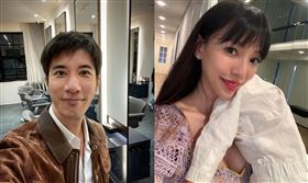 王力宏，李靚蕾。(圖／微博)