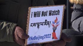 抗議團體呼籲不要收看北京冬奧