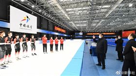 北京冬奧2月4日將開幕，中國國家主席習近平4日前往冬奧場館視察籌備工作。（圖／翻攝自新華網）