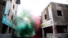 陸軍高雄建置假城鎮 納知名店家陸軍於高雄步兵訓練學校後山設置假城鎮訓練場，多家知名招牌入列。中央社記者游凱翔攝 111年1月6日