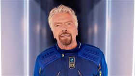 理查布蘭森跟隨維珍銀河團結號上太空。（圖／翻攝自richardbranson推特）