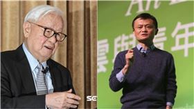 馬雲,張忠謀（圖／翻攝自鄉村教師代言人馬雲微博、資料照）