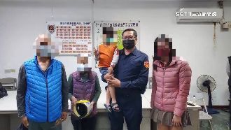 男童疑走失嚎啕哭　警成保母抱抱安撫