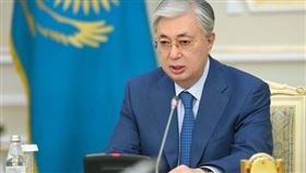 哈薩克總統托卡葉夫（Kassym-Jomart Tokayev）（圖／翻攝自@TokayevKZ推特）