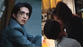 《Bad and Crazy邪惡與瘋狂》李棟旭熱吻韓知㒚。（圖／愛奇藝國際站提供）