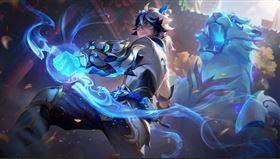 英雄聯盟推出2022春節青花瓷造型。（圖／SkinSpotlights推特）