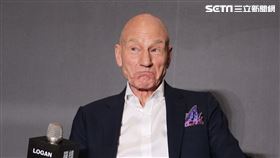 「金鋼狼」休傑曼克、X教授派屈克史都華，訪台記者會。（記者邱榮吉/攝影）