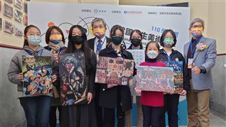 全國學生美術比賽　鮭魚之亂榮獲特優