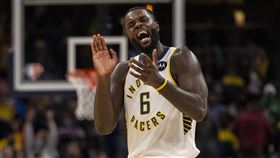 ▲史蒂芬森（Lance Stephenson）單場14助攻寫下生涯新高。（圖／美聯社／達志影像）